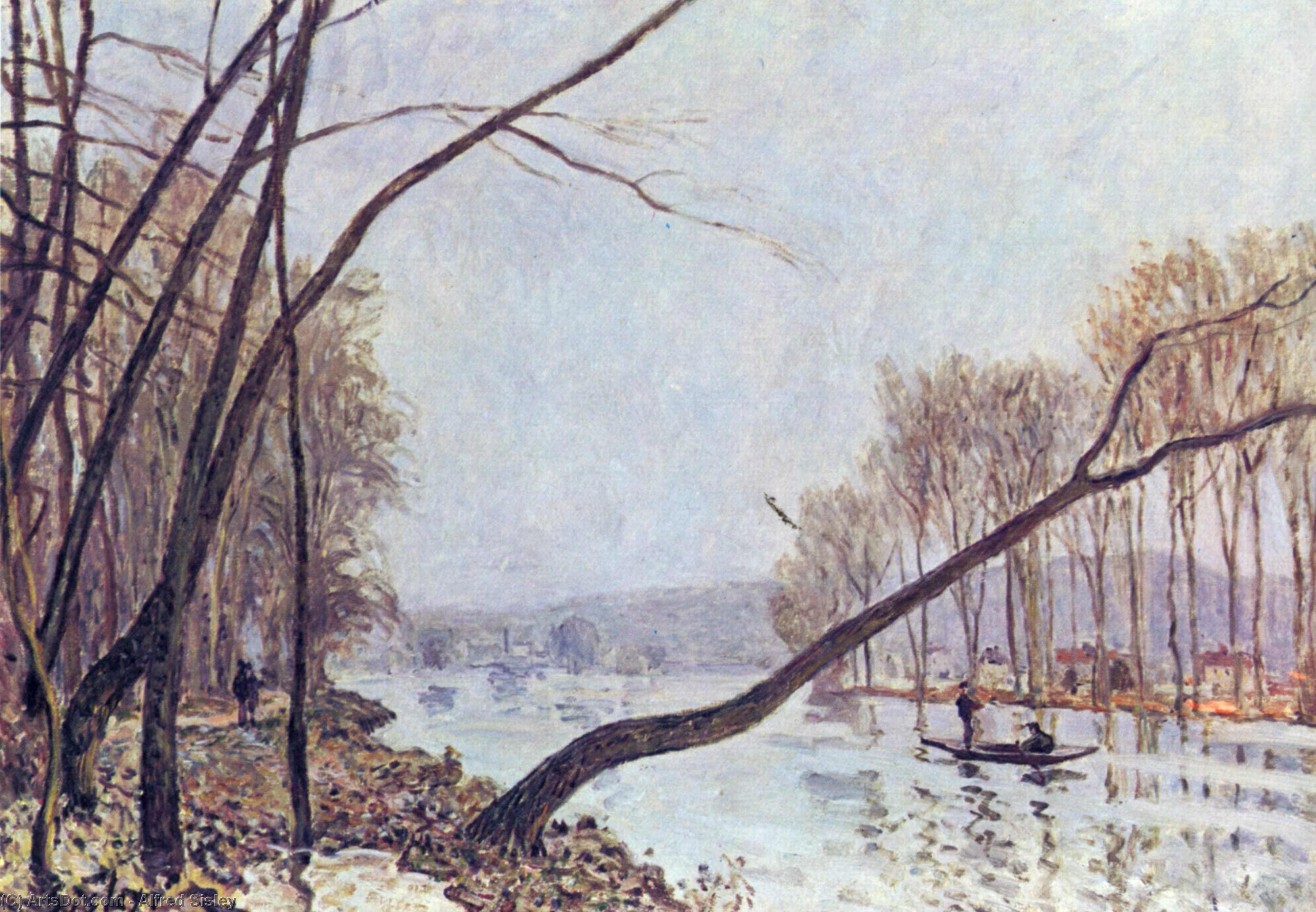 Bank, In The Autumn — Alfred Sisley