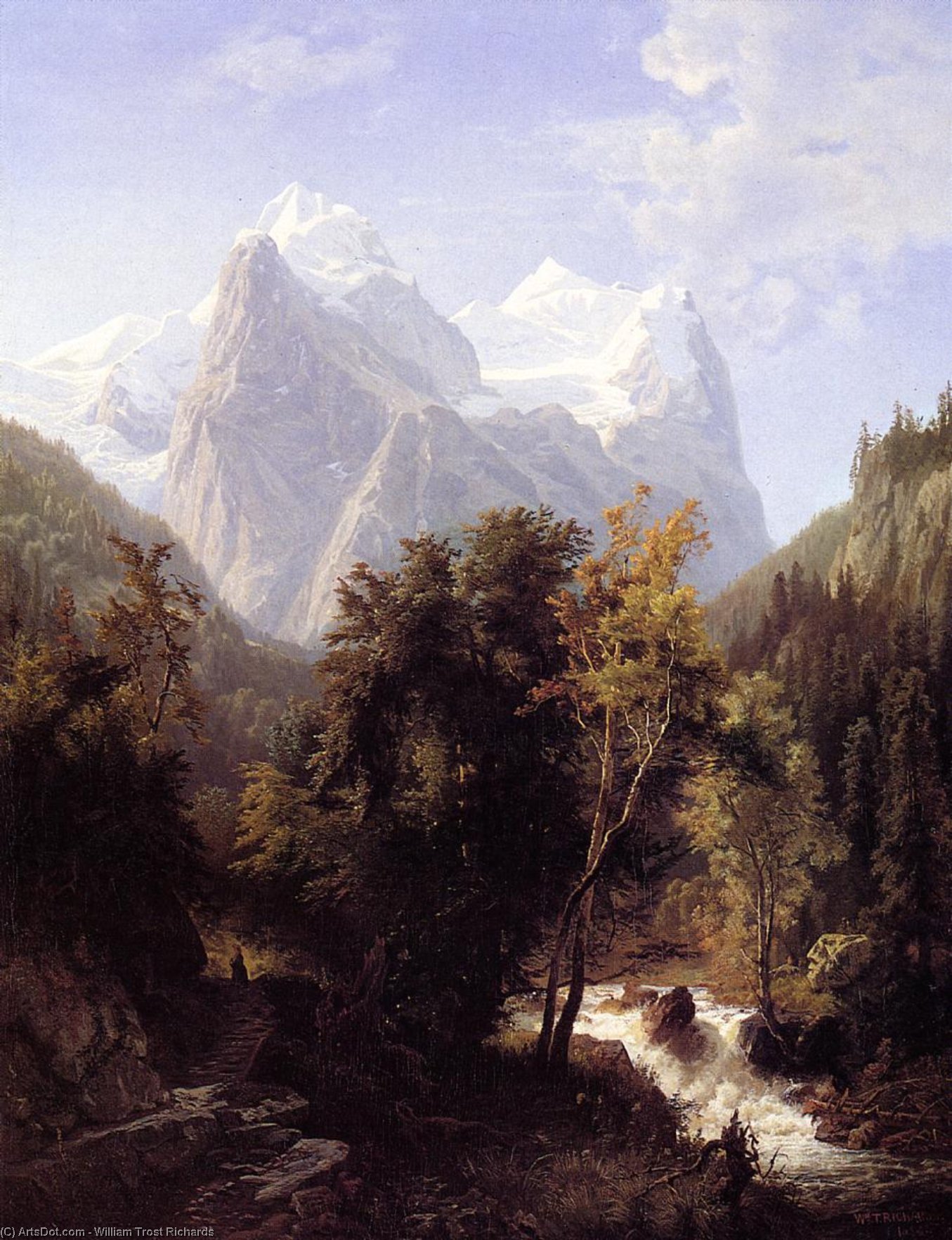 Path Through The Mountains — ウィリアム・トロスト・リチャーズ