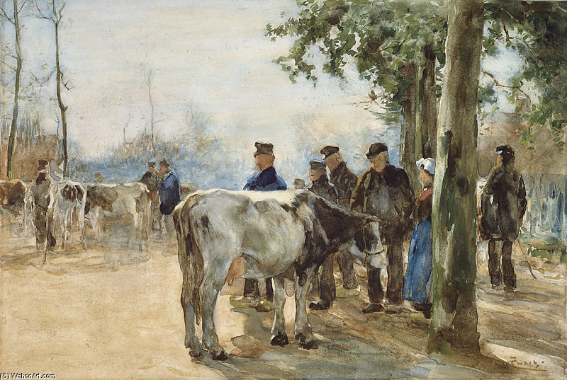 The Cattle Market — Willem De Zwart