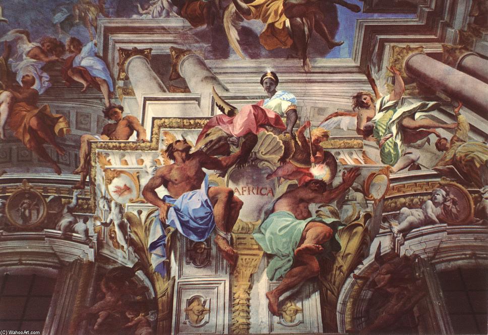 Allegory Of The Jesuits' Missionary Work (detail) — Andrea Pozzo
