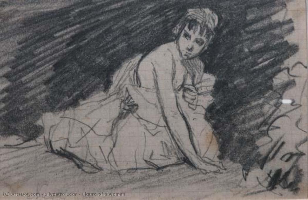 Figure Of A Woman — Silvestro Lega