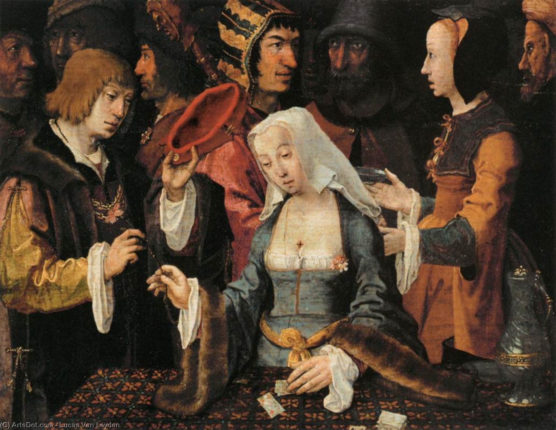 Fortune-teller With A Fool — Lucas Van Leyden