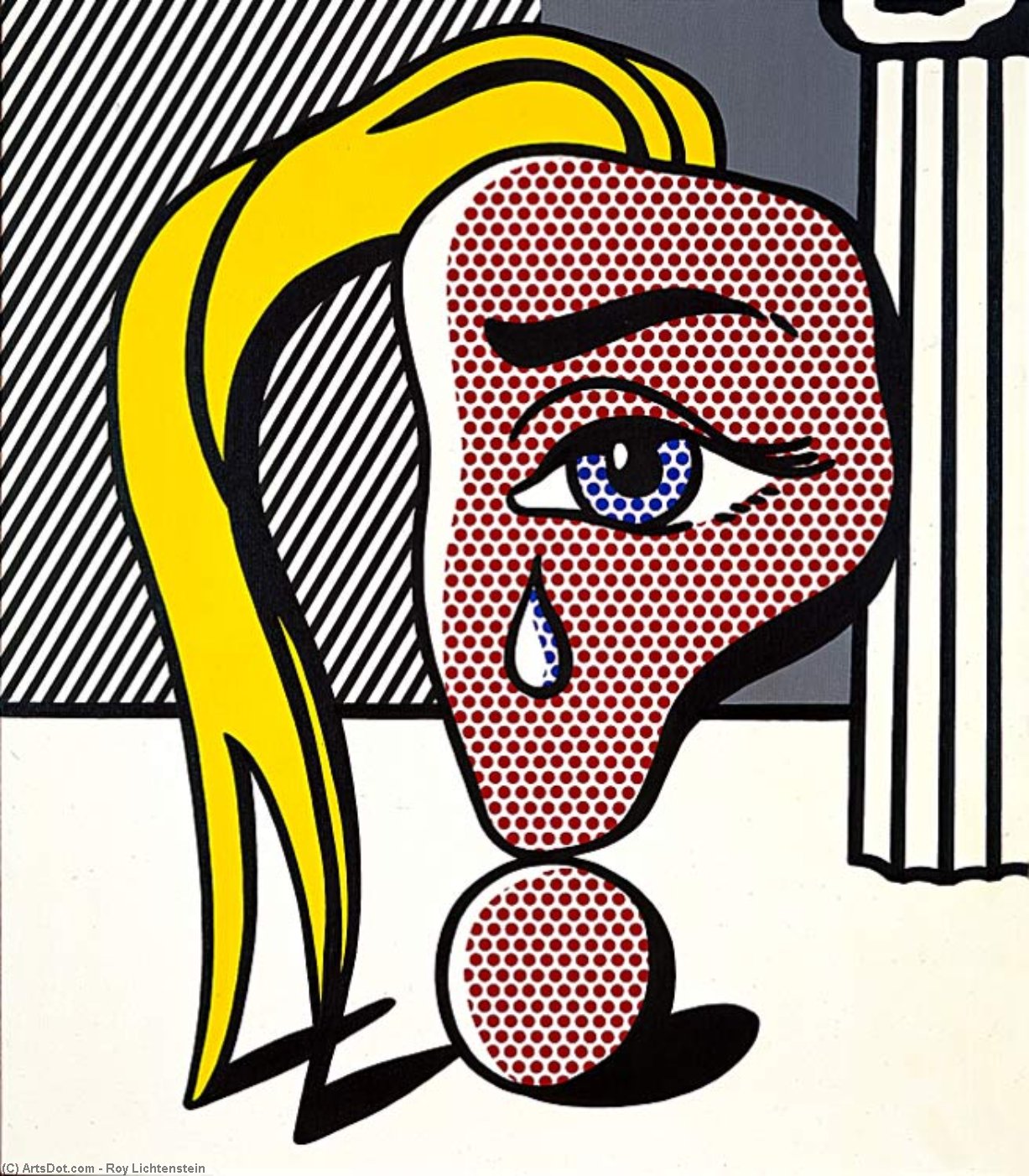 Girl With Tear Iii — Roy Lichtenstein