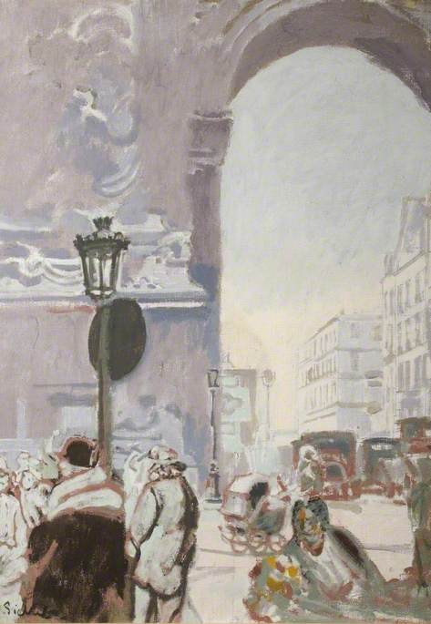 The Third Republic, View Of Porte St Denis, Paris, France — Walter Richard Sickert
