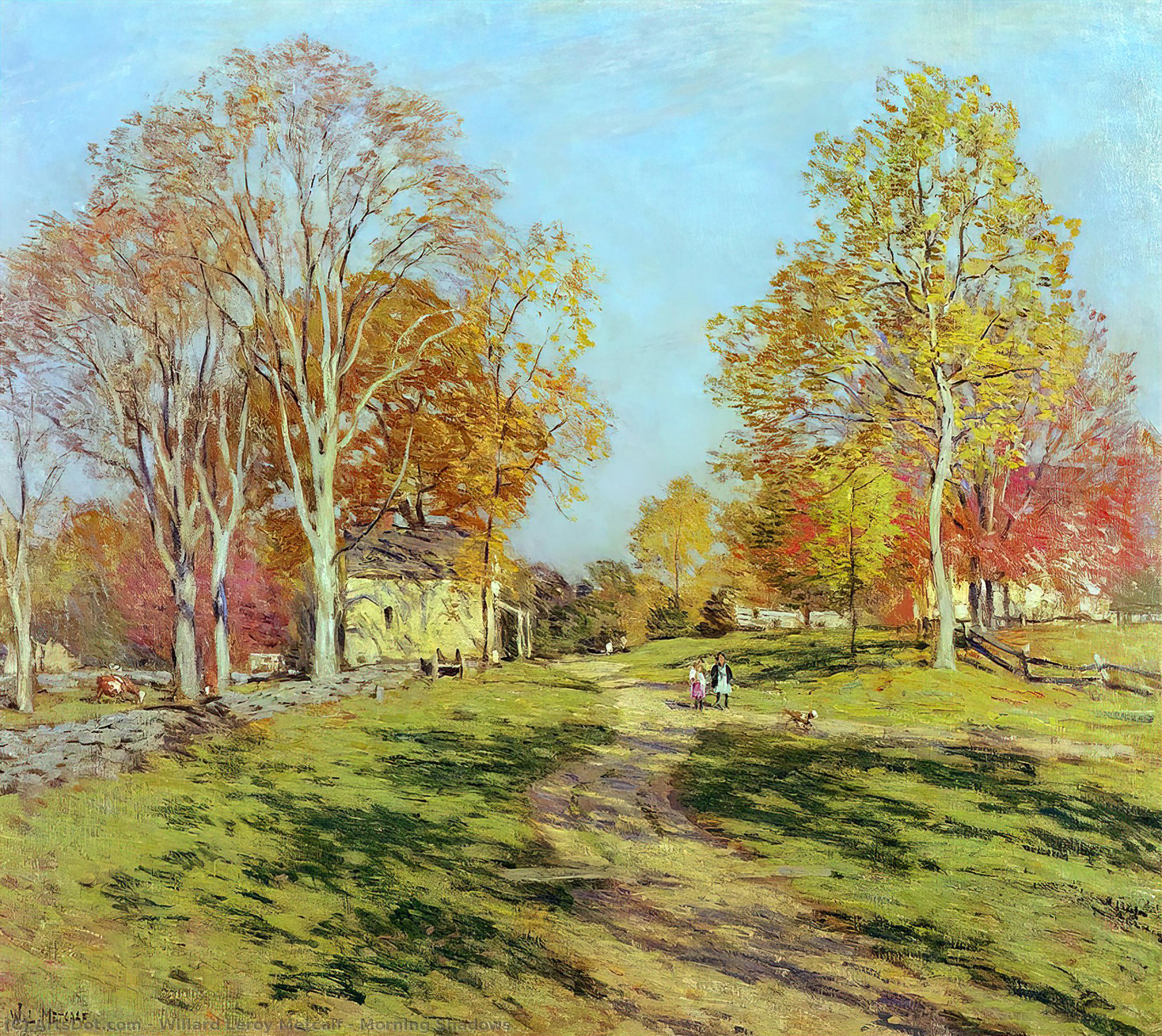 Morning Shadows — Willard Leroy Metcalf