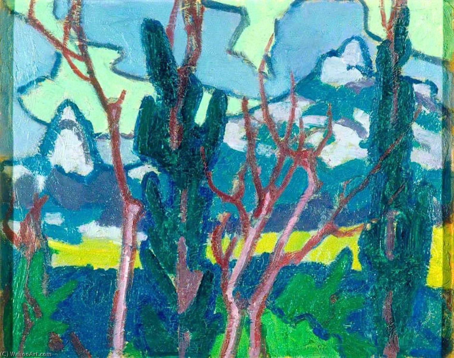 Landscape With Trees — Jessica Dismorr