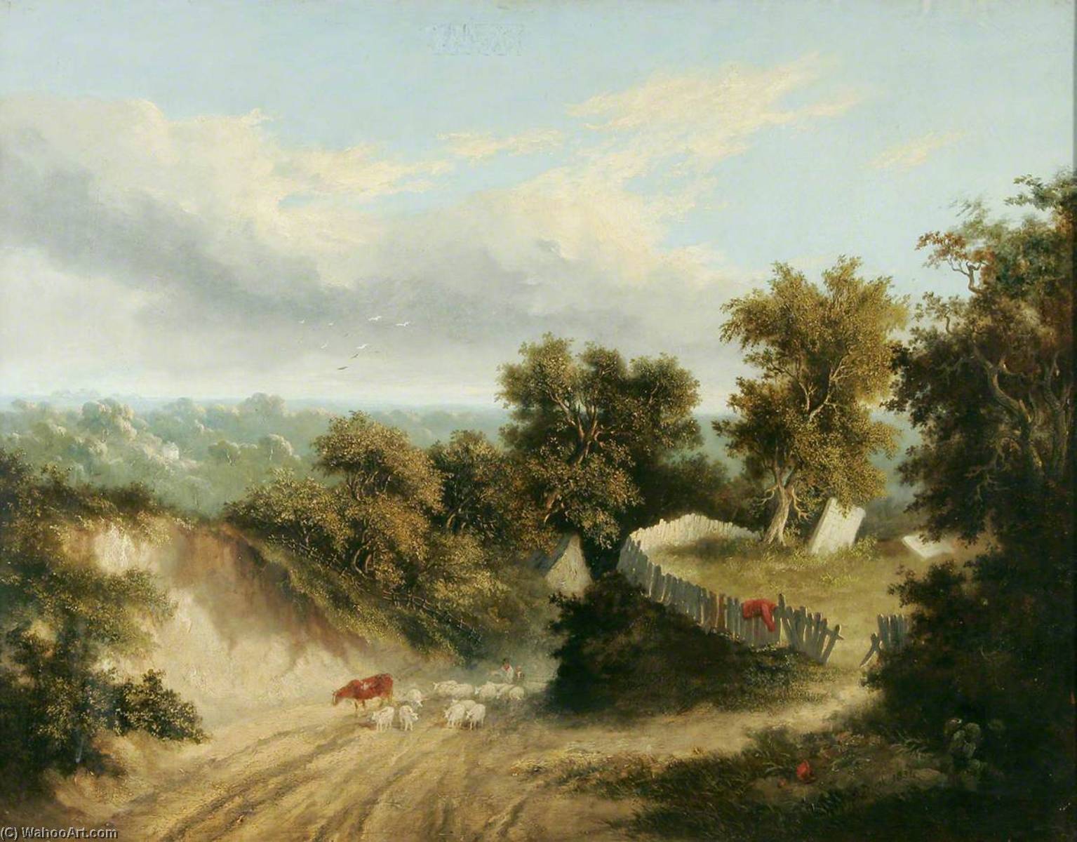 Road By The Churchyard — Alfred Priest