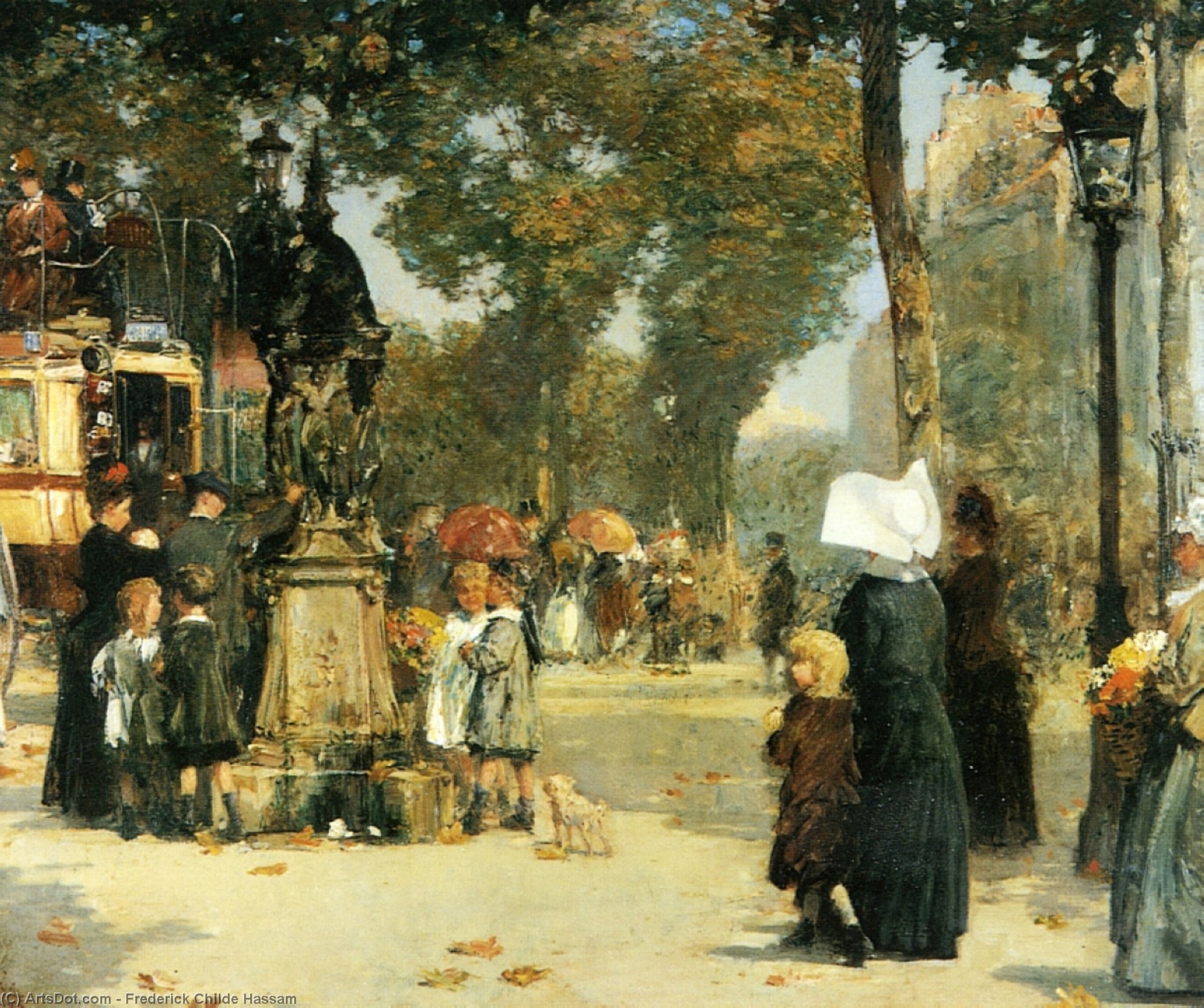Paris Street Scene 1 — フレデリック・チルド・ハッサム