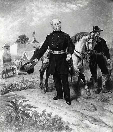 John Augustus Sutter, Portrait Of, (painting) — Emanuel Gottlieb Leutze