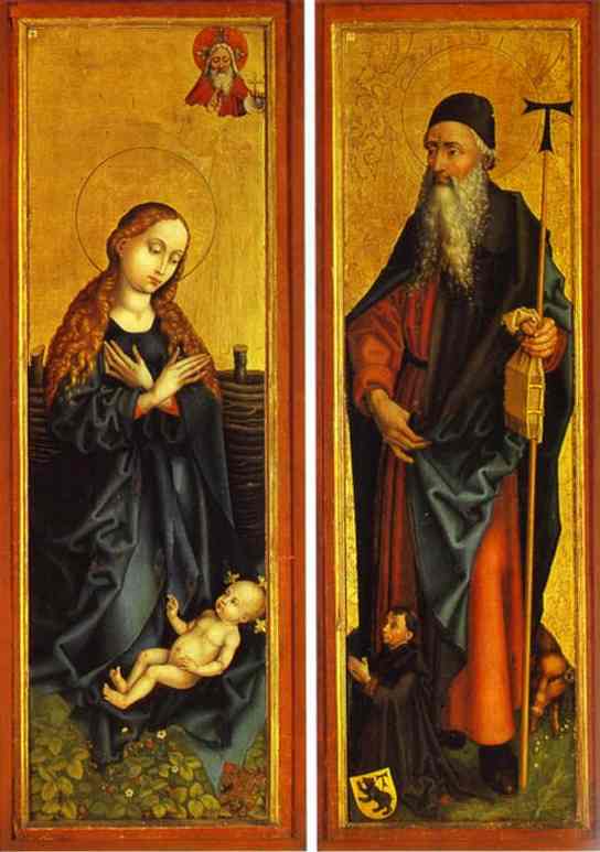 Nativity And St. Anthony — Мартин Шонгауэр