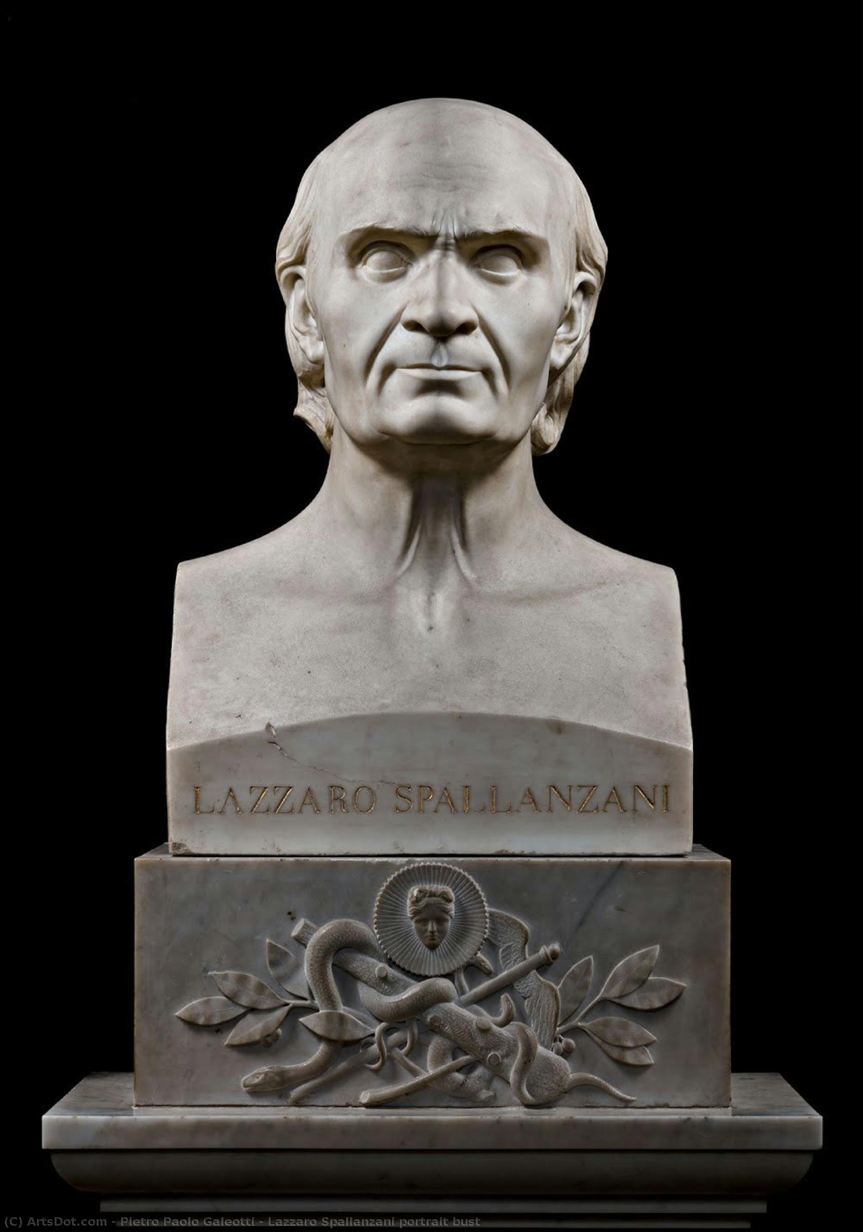 Lazzaro Spallanzani Portrait Bust — Pietro Paolo Galeotti