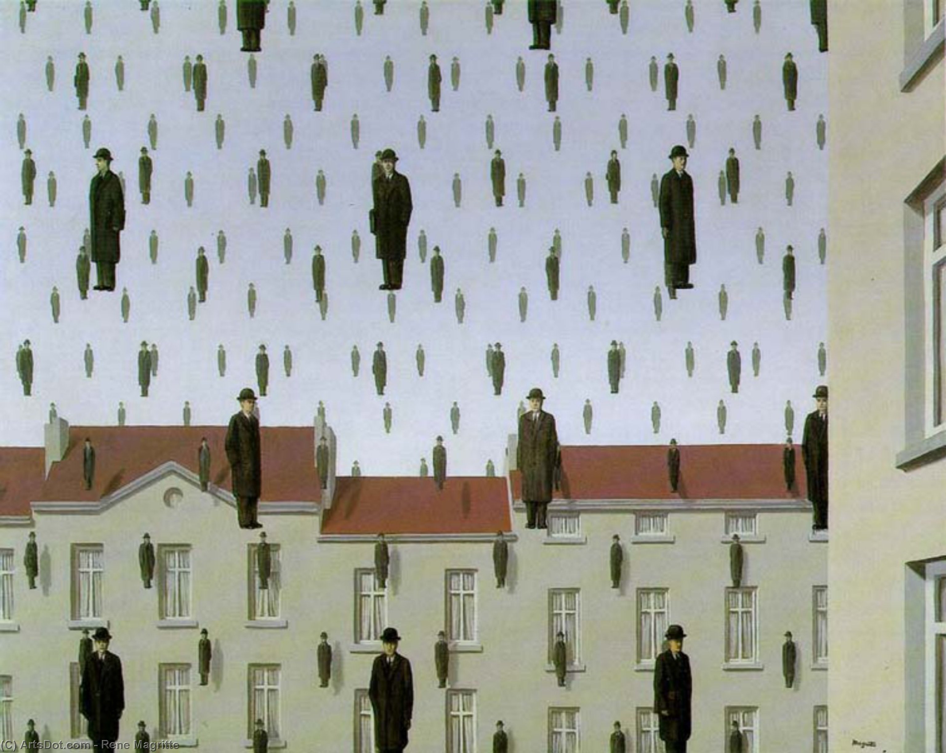 Golconde The Menil Collection, Houston, Texas — René Magritte