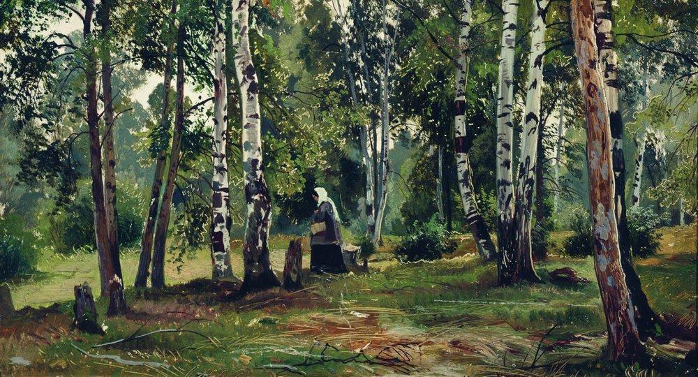 Birch Grove — Ivan Ivanovich Shishkin