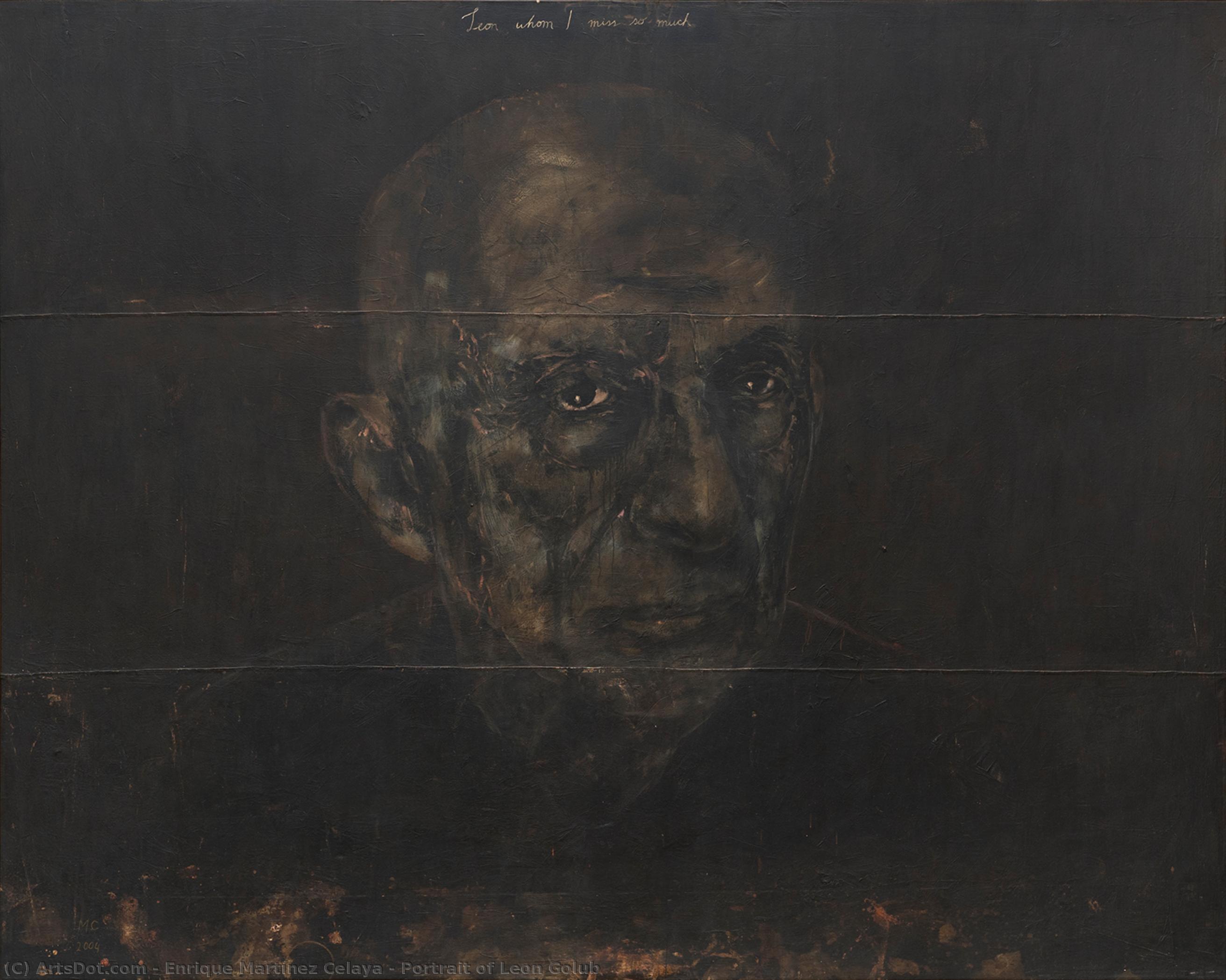 Portrait Of Leon Golub — Enrique Martínez Celaya