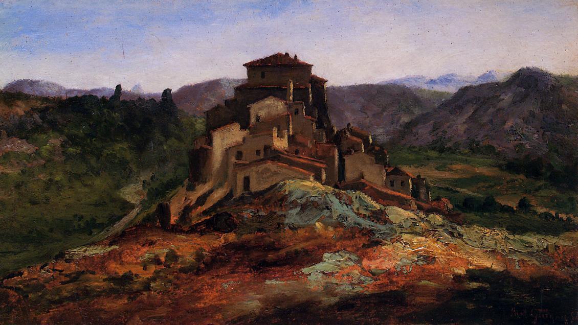 A Village In Vaucluse — Paul Camille Guigou