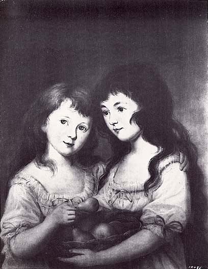 Sally (mrs Richard Harwood) Polly Callahan, (painting) — Charles Willson Peale
