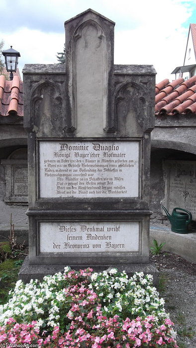 Tomb Of Domenico Quaglio At Alten Friedhof — Domenico Quaglio