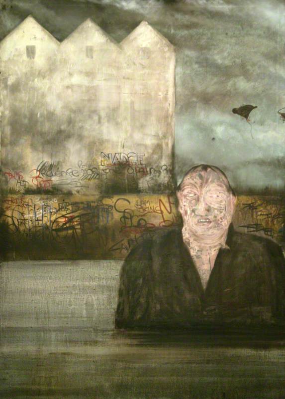 Canal (diptych, Left Panel) — Jock Mcfadyen
