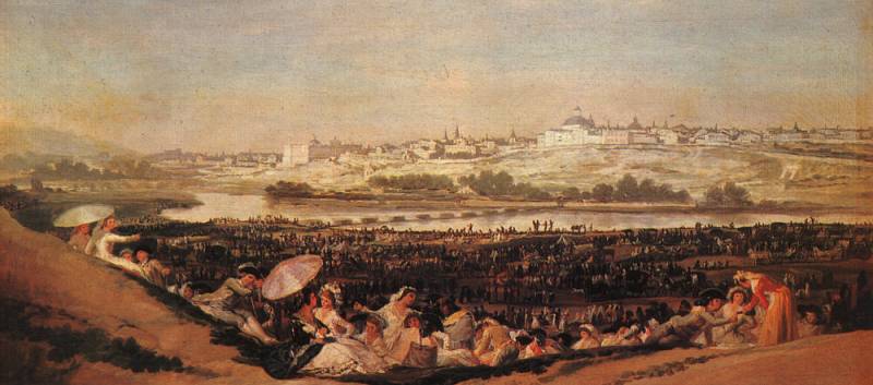 Festival At The Meadow Of San Isadore — Francisco José De Goya Y Lucientes