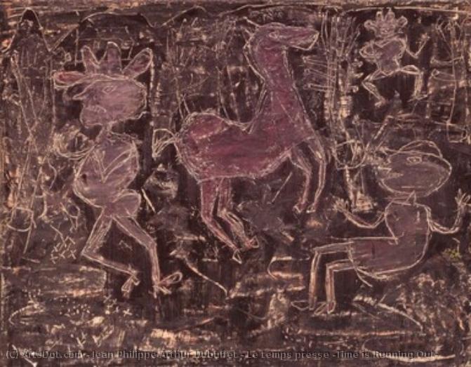 Le Temps Presse (time Is Running Out) — Jean Philippe Arthur Dubuffet