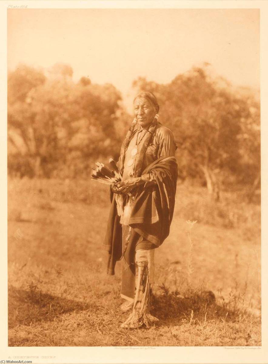 A Cheyenne Chief — Эдвард Шеррифф Куртц