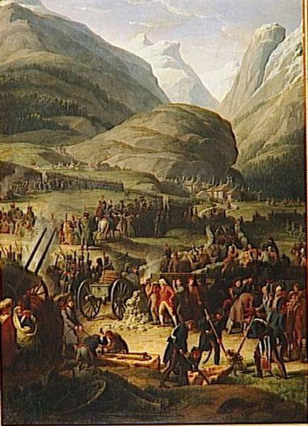 L'armee Francaise Traverse Le Grand Saint Bernard Au Bourg Saint Pierre.20 Mai 1800 — Charles Thévenin