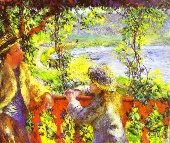 By The Lake — Пьер-огюст Ренуар