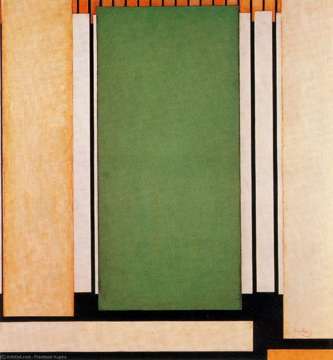 The Green Plane — František Kupka