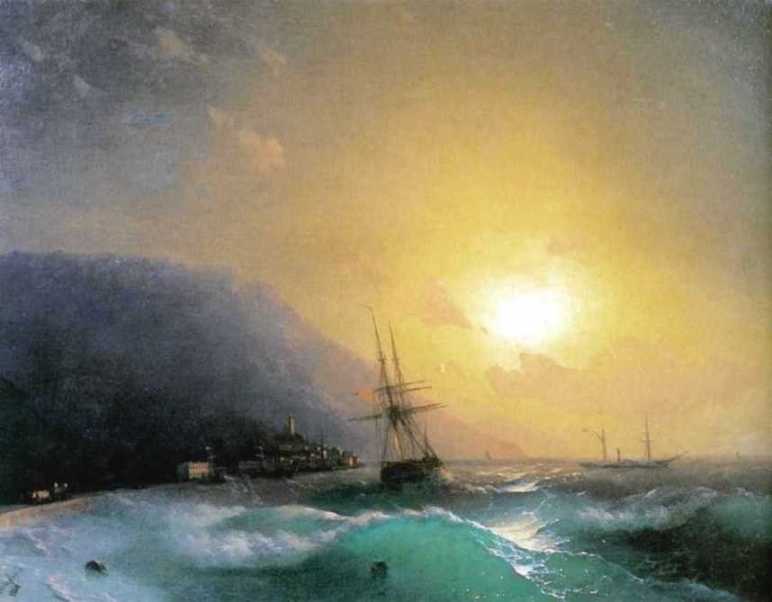 Near Coast Of Yalta — Ivan Konstantinovich Aivazovsky