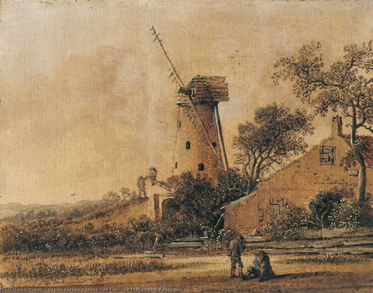 Le Mallemolen Paysage — Anthonie Jansz Van Der Croos
