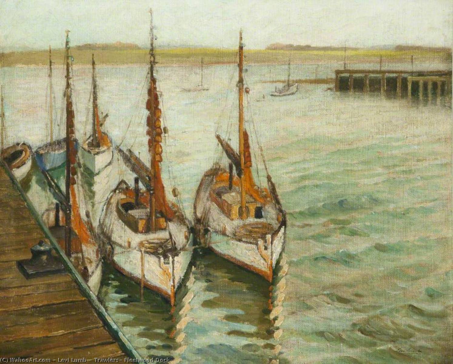 Trawlers, Fleetwood Dock — Леви Ламб