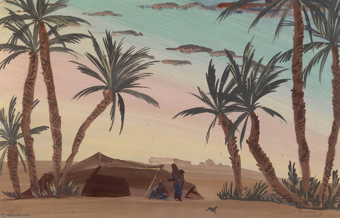 View Of Colomb-behar, Algeria — Alexander Evgenievich Yakovlev