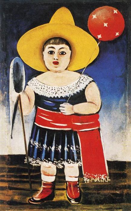 Girl With A Baloon — Niko Pirosmani