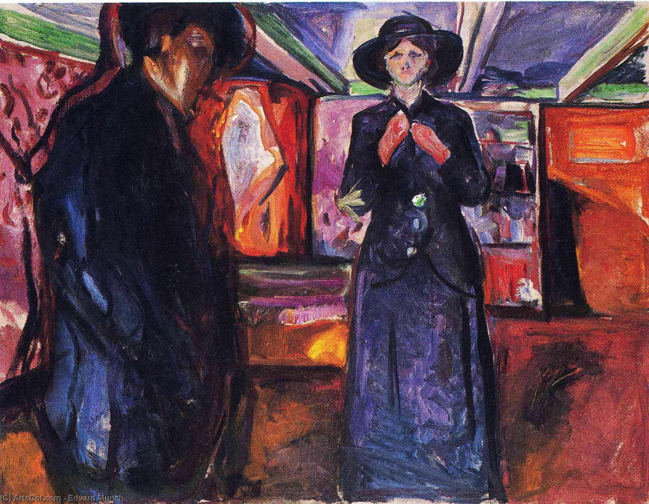 Man And Woman Ii — Edvard Munch