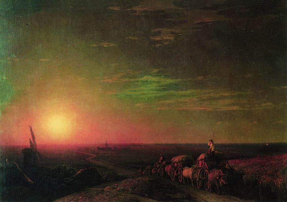 Chumaks Waggons — Ivan Konstantinovich Aivazovsky