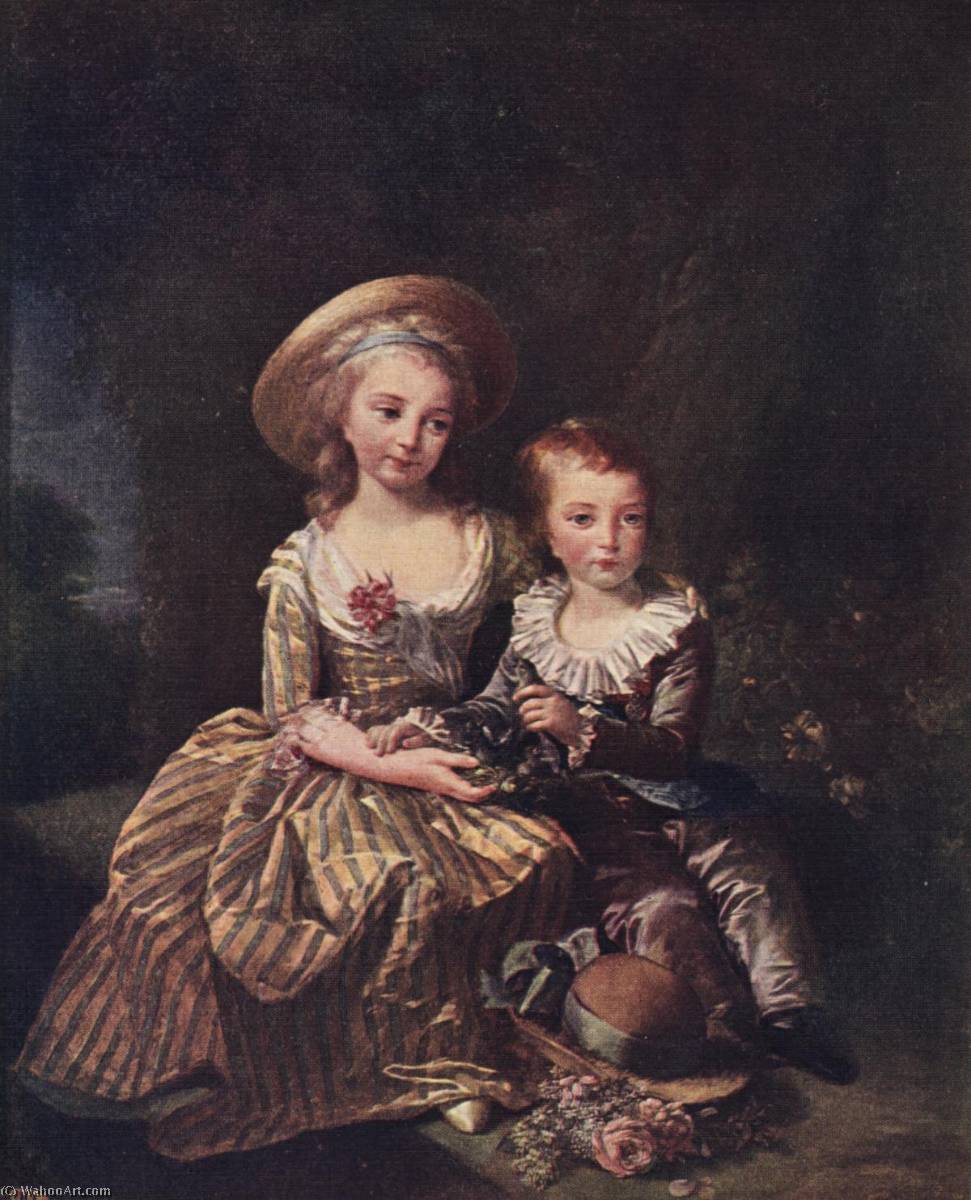 Madame Royale And The Dauphin Louis Joseph — Louise Élisabeth Vigée Le Brun