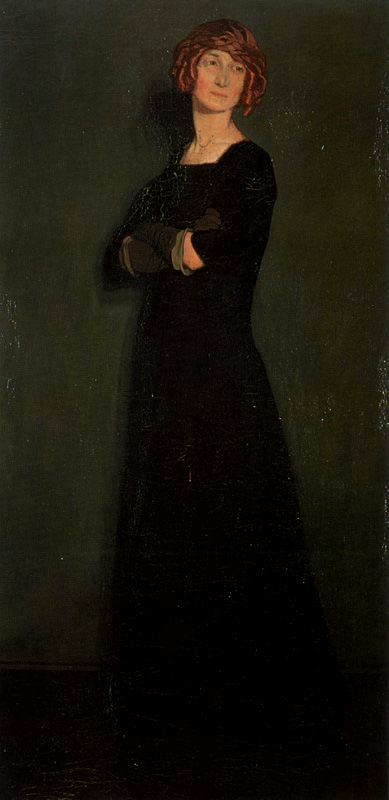 Portrait Of Sra. Malinowska — Ignacio Zuloaga Y Zabala