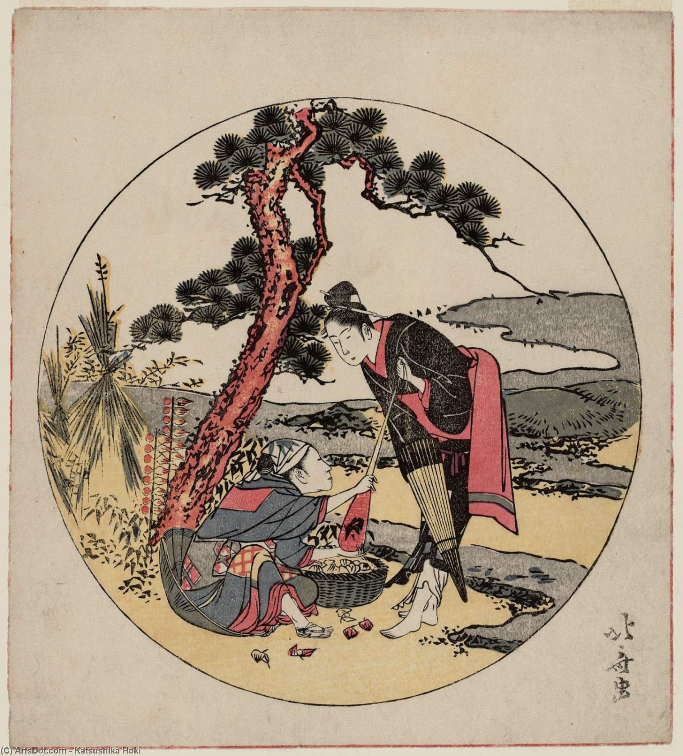Parody Of Act V Of Chûshingura — Katsushika Hokusai