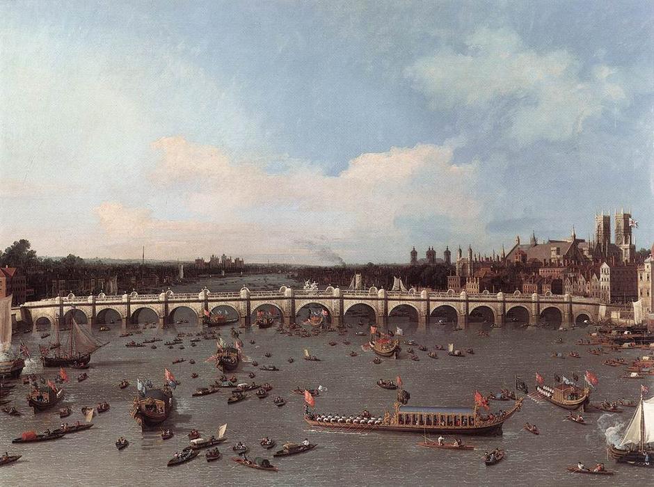 Westminster Bridge From The North On Lord Mayor's Day — Canaletto