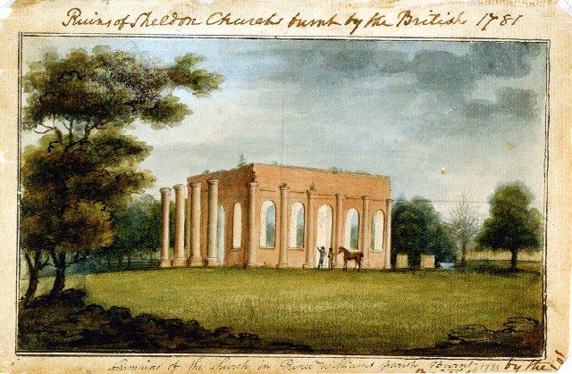 Ruins Of Sheldon Church In Prince Williams Parish — Charles Fraser