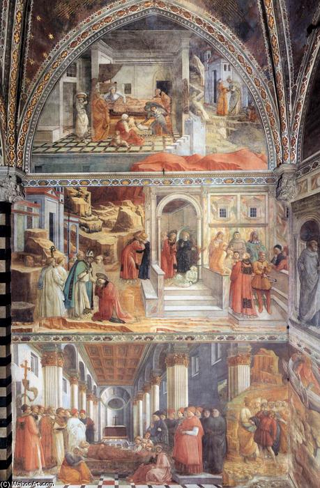 View Of The Left (north) Wall Of The Main Chapel — Filippo Di Tommaso Lippi