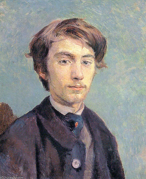 Portrait Of The Artist Emile Bernard — Henri De Toulouse-lautrec