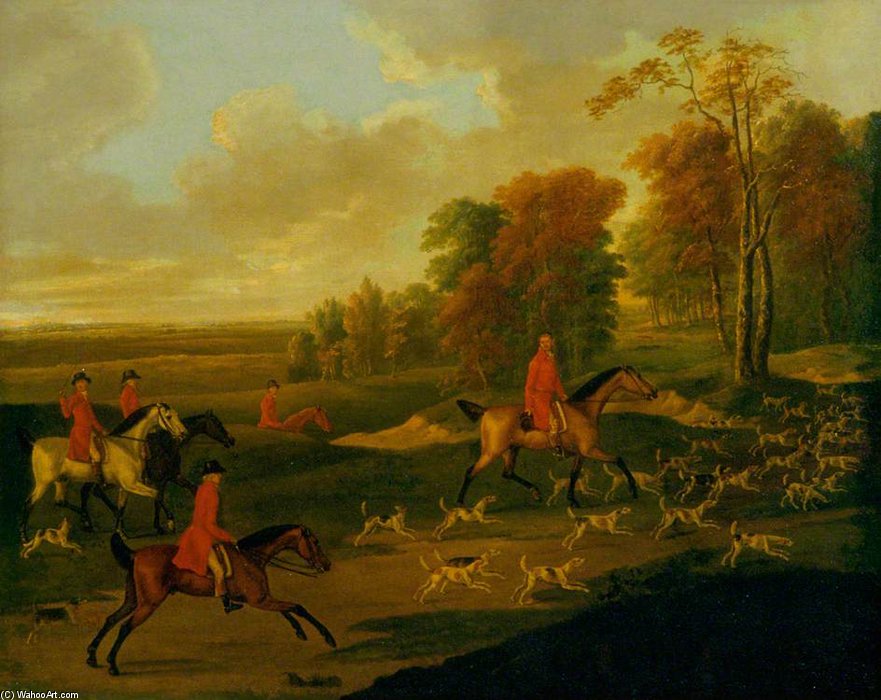 Hunting Scene, The Start — John Nost Sartorius