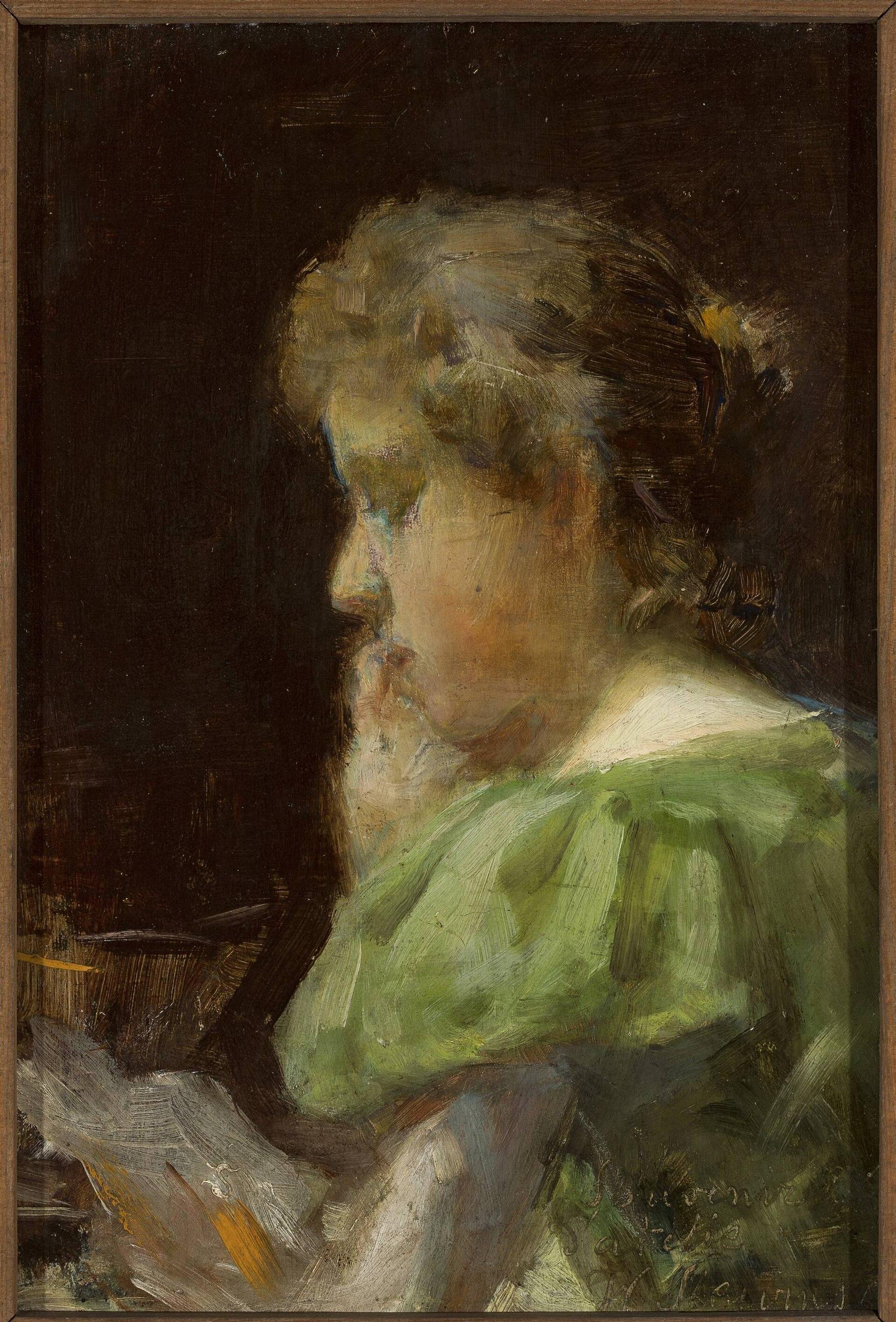 Portrait Of A Woman — Wladyslaw Slewinski
