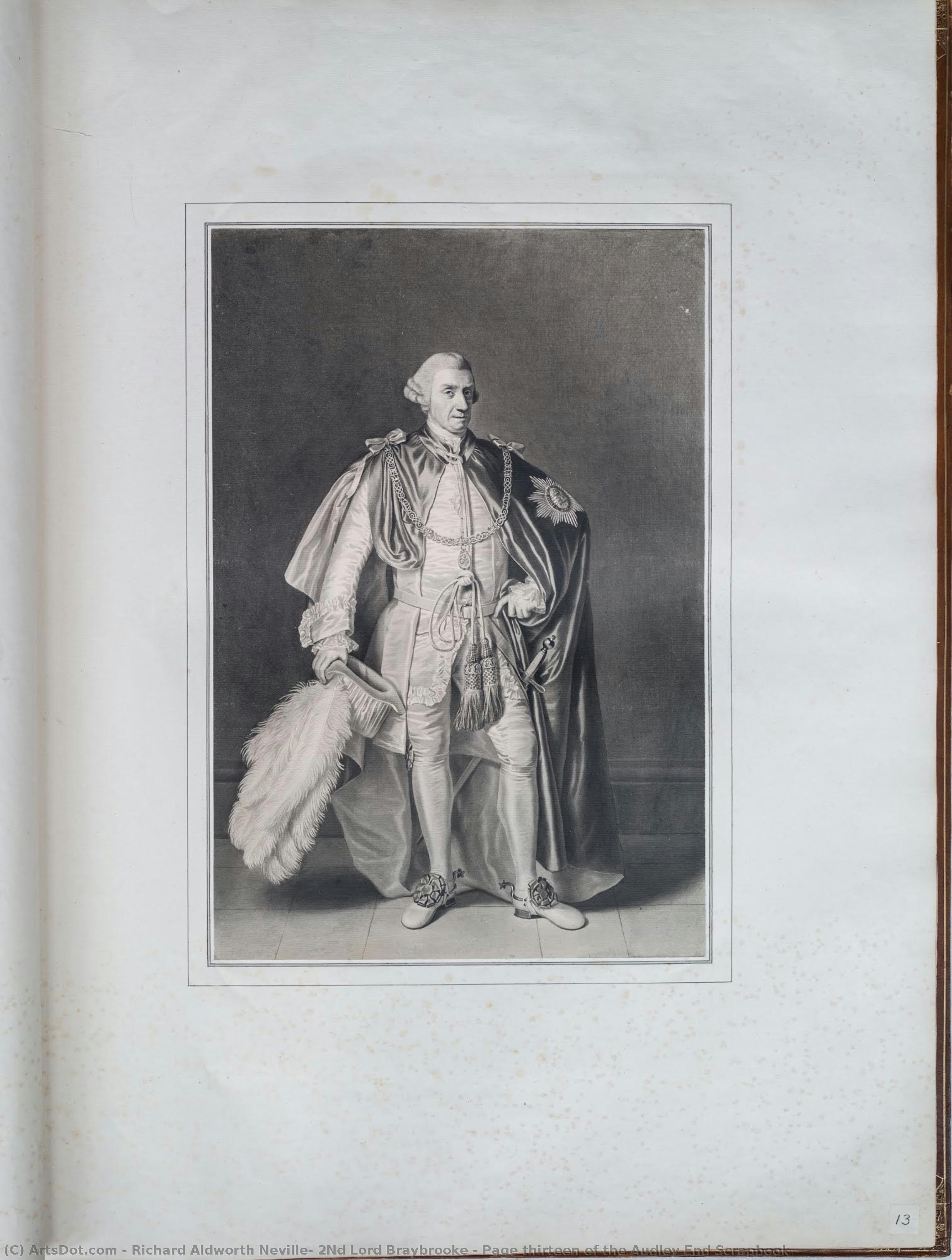 Page Thirteen Of The Audley End Scrapbook — Richard Aldworth Neville, 2nd Lord Braybrooke