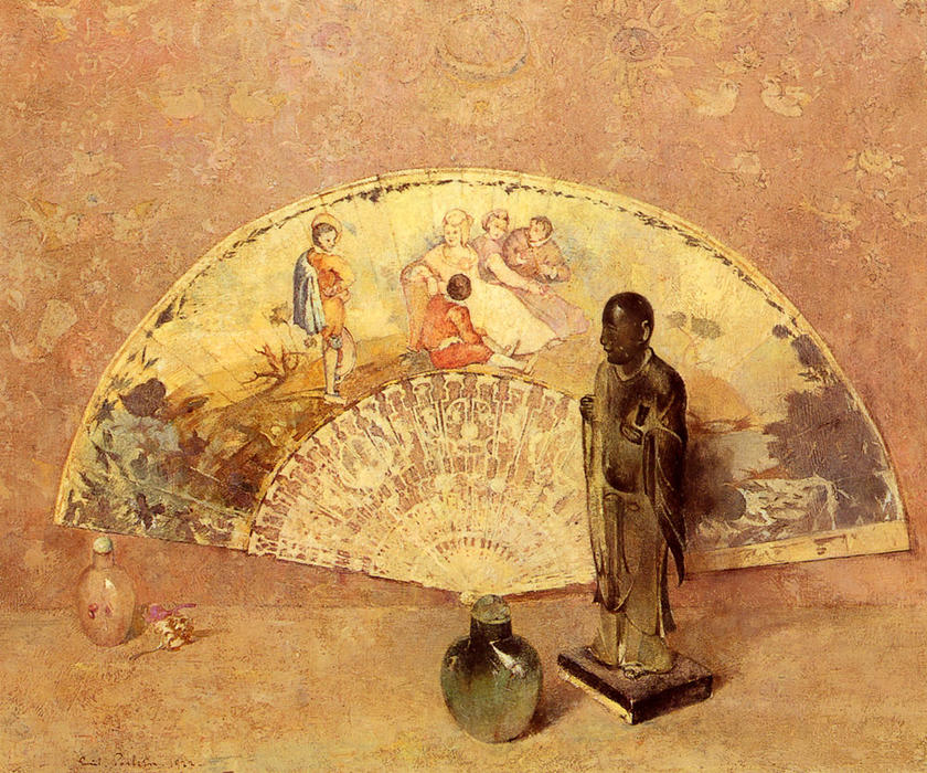 The French Fan — Soren Emil Carlsen