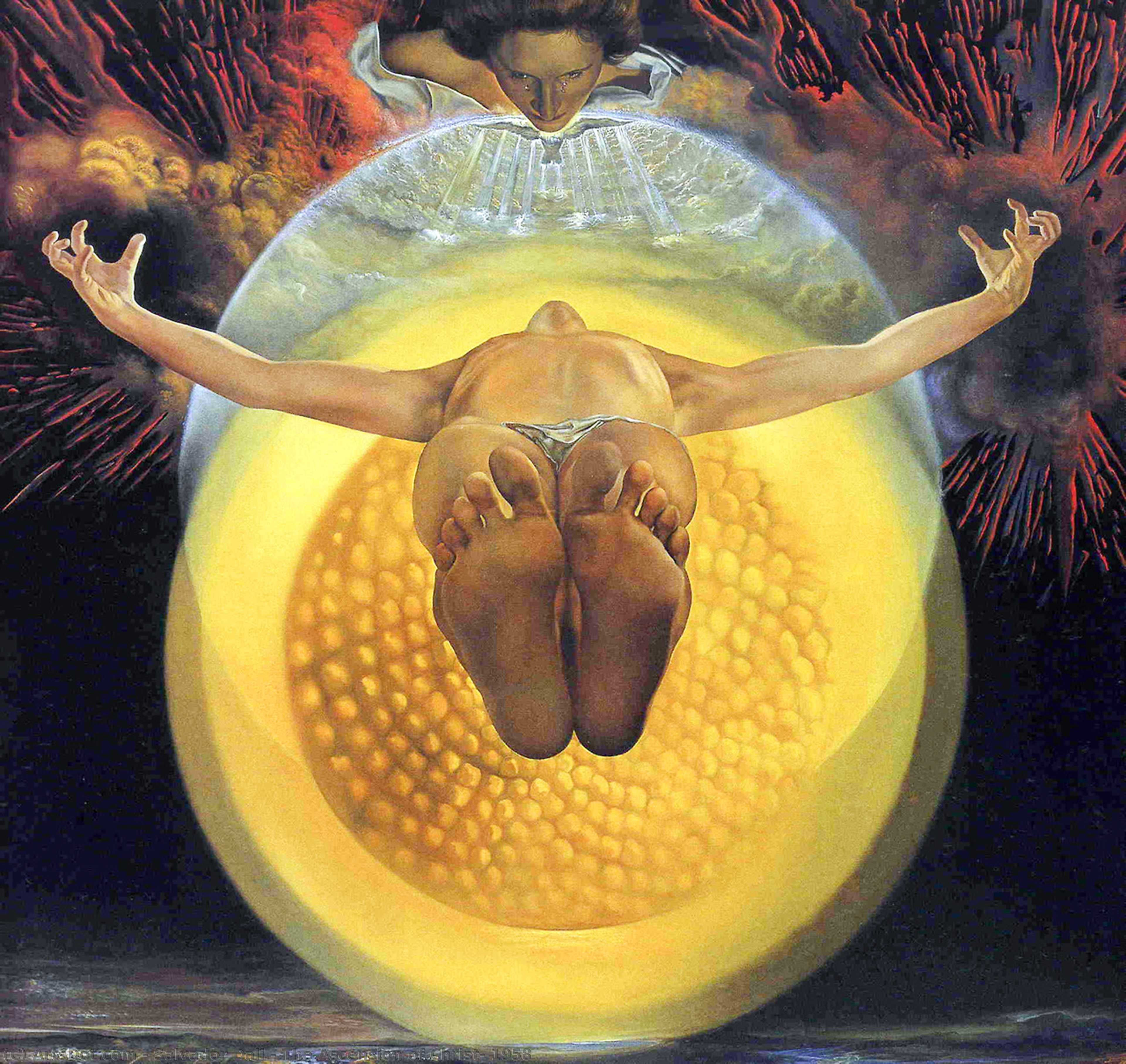 La Ascensión Del Cristo, 1958 — Salvador Dalí
