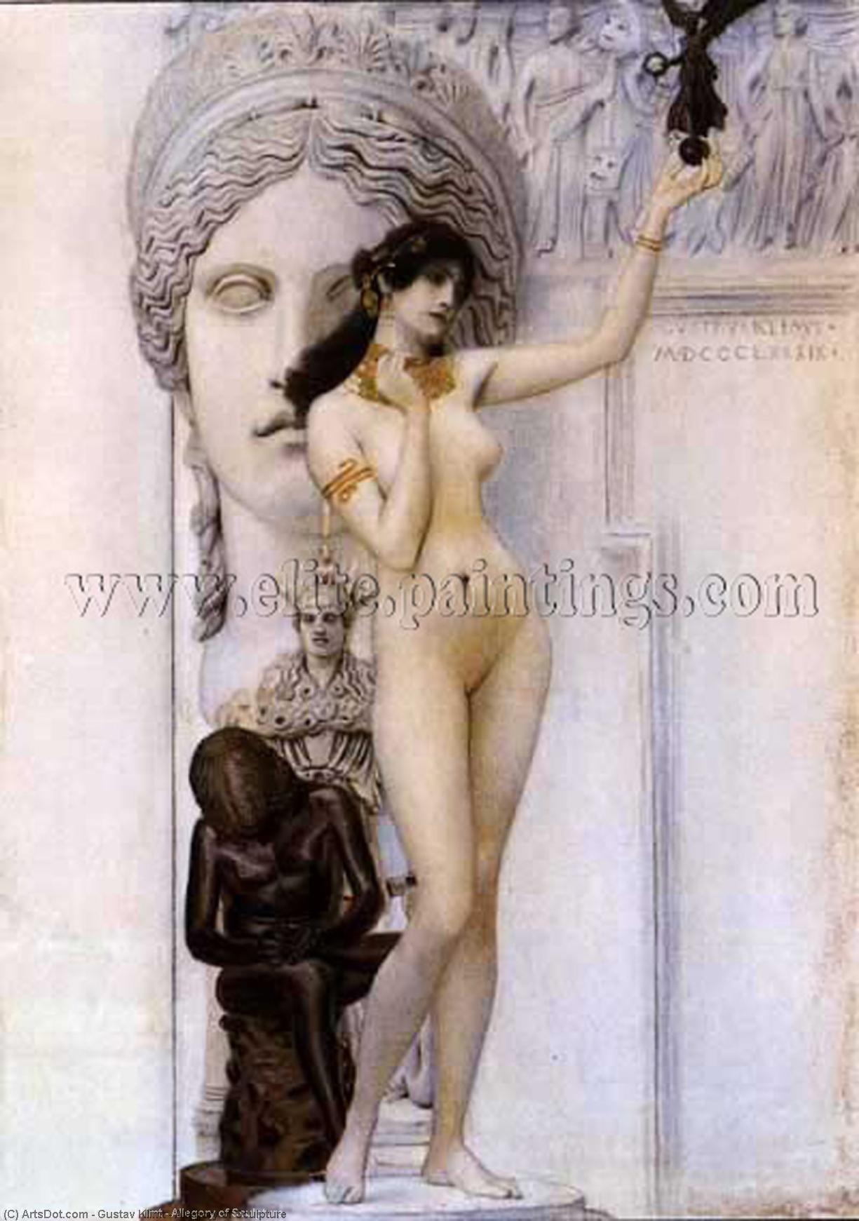 Allegory Of Sculpture — Gustav Klimt