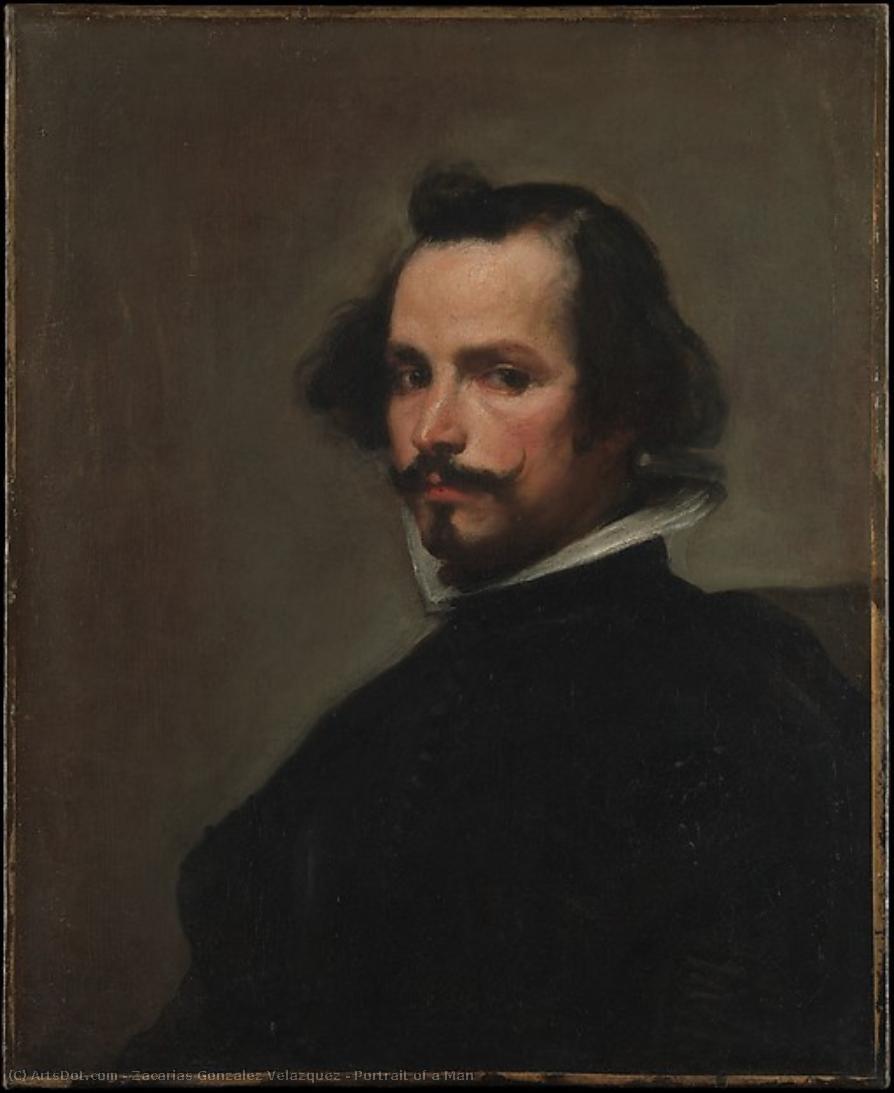 Portrait Of A Man — Zacarías González Velázquez