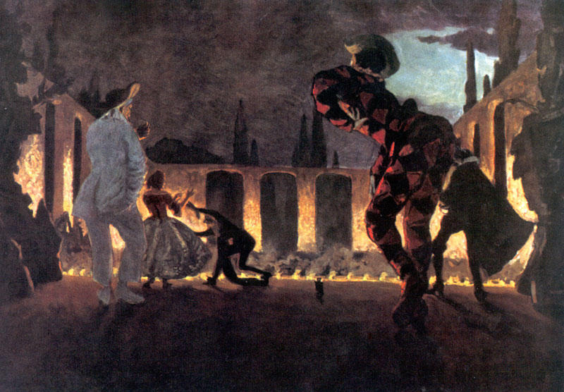 Italian Comedy. ''indiscreet Punchinello'' — Alexandre Benois